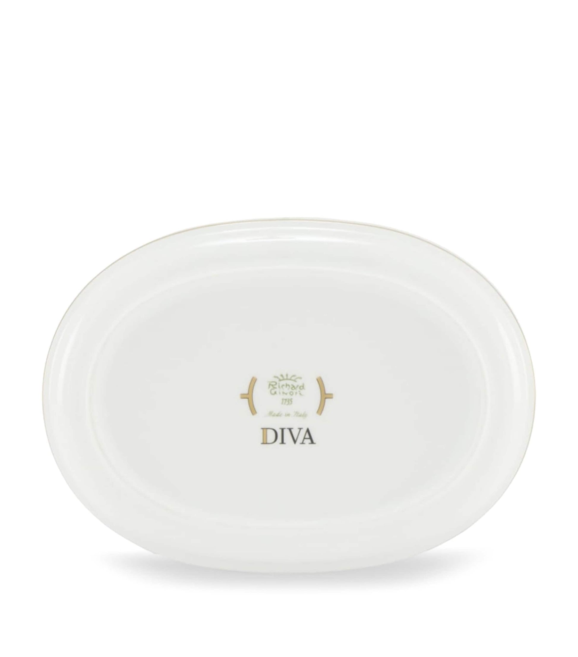 Porcelain Colonna Diva Verde Pickle Dish (21.5cm)