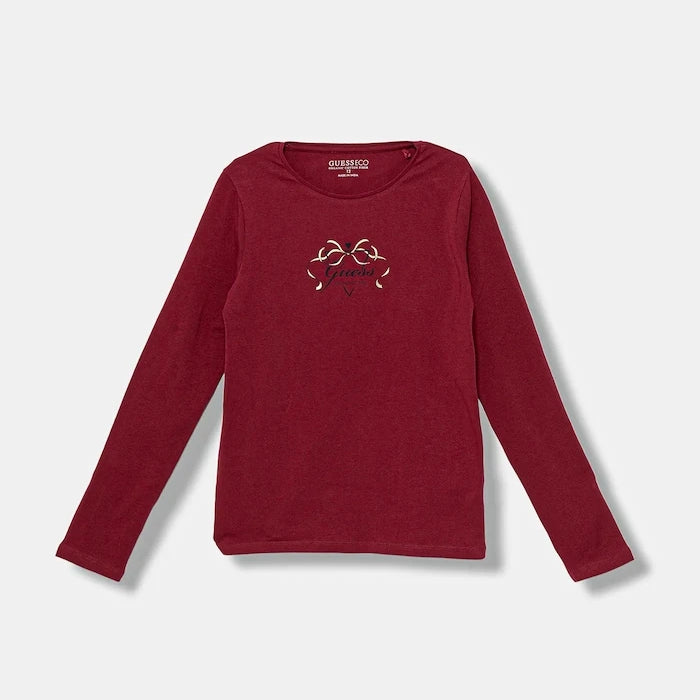 Детска блуза с дълги ръкави Guess