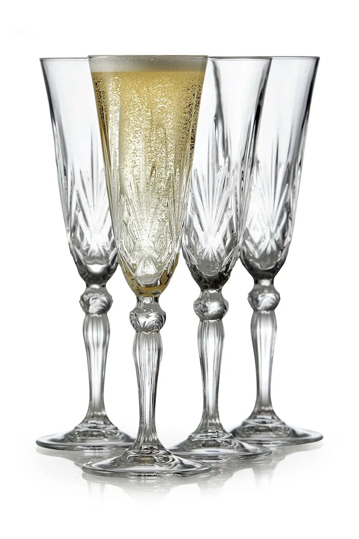 Lyngby Glas Melodia 160 ml Şampanya Kadehi Seti (4 Adet)