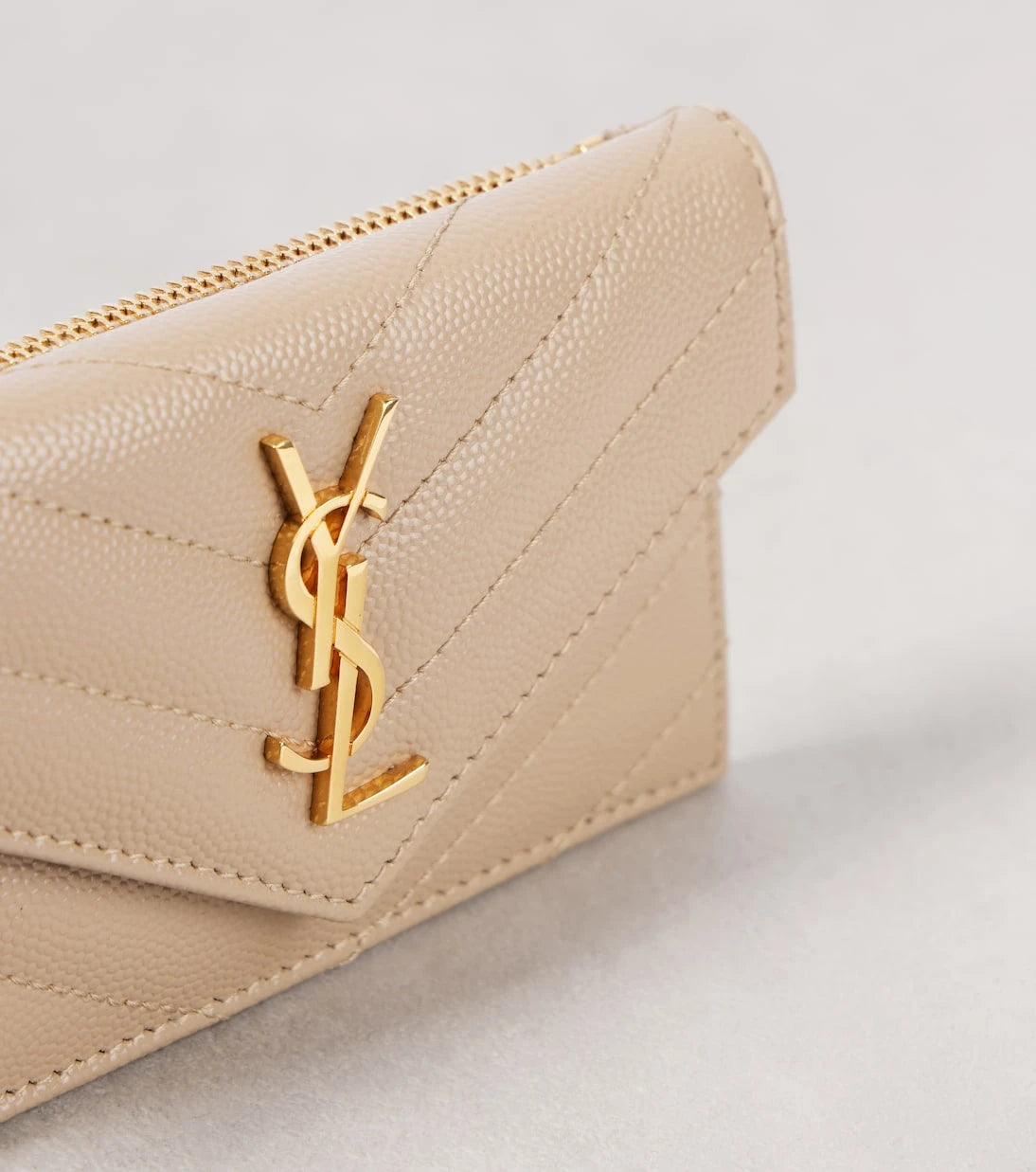 Saint Laurent - Cassandre leather wallet