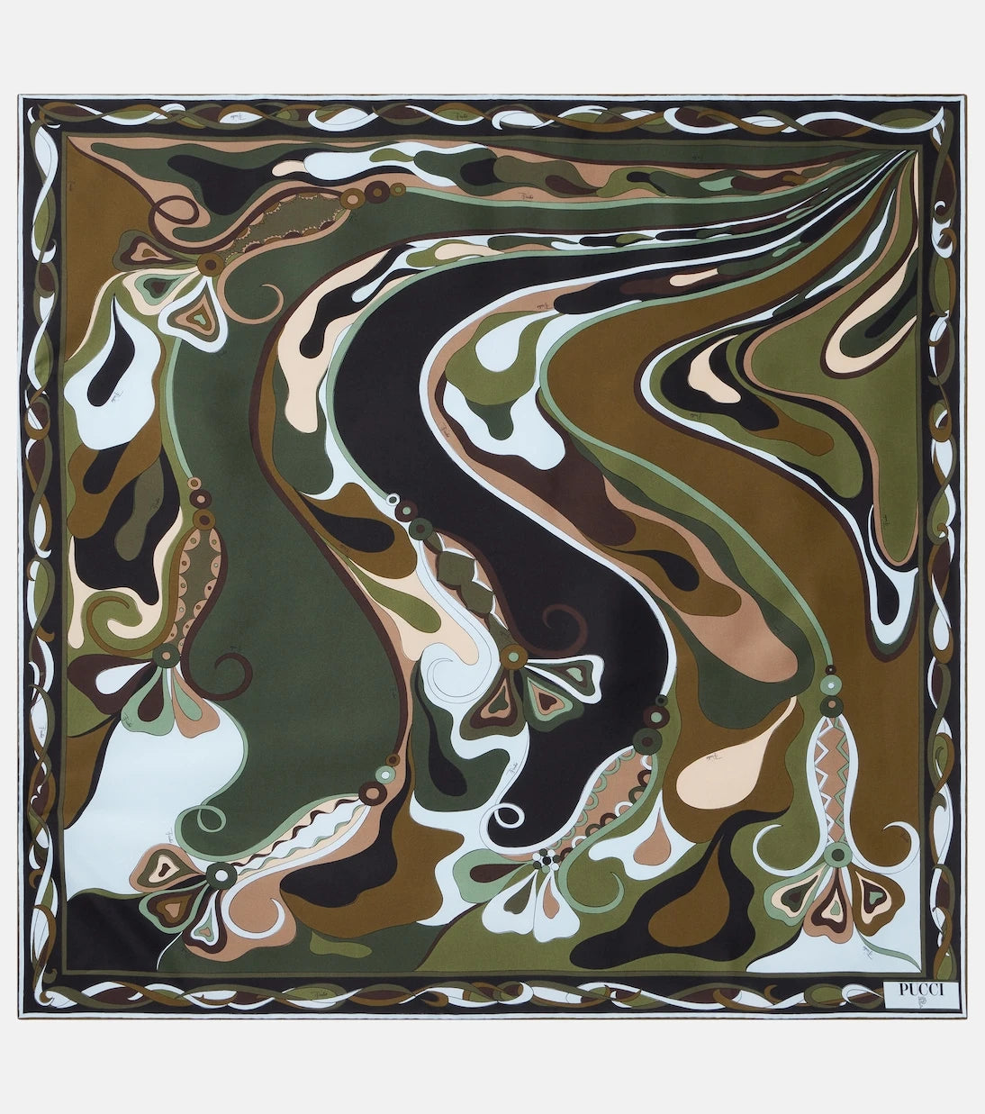 Pucci - Orchidee silk twill scarf