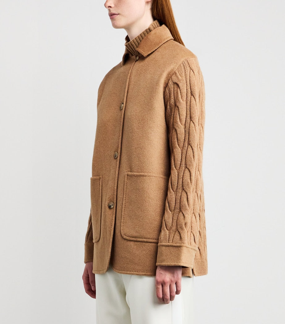 Beige Camel Hair Coat