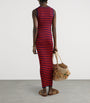 Multi Rib-Knit Stripe Maxi Dress