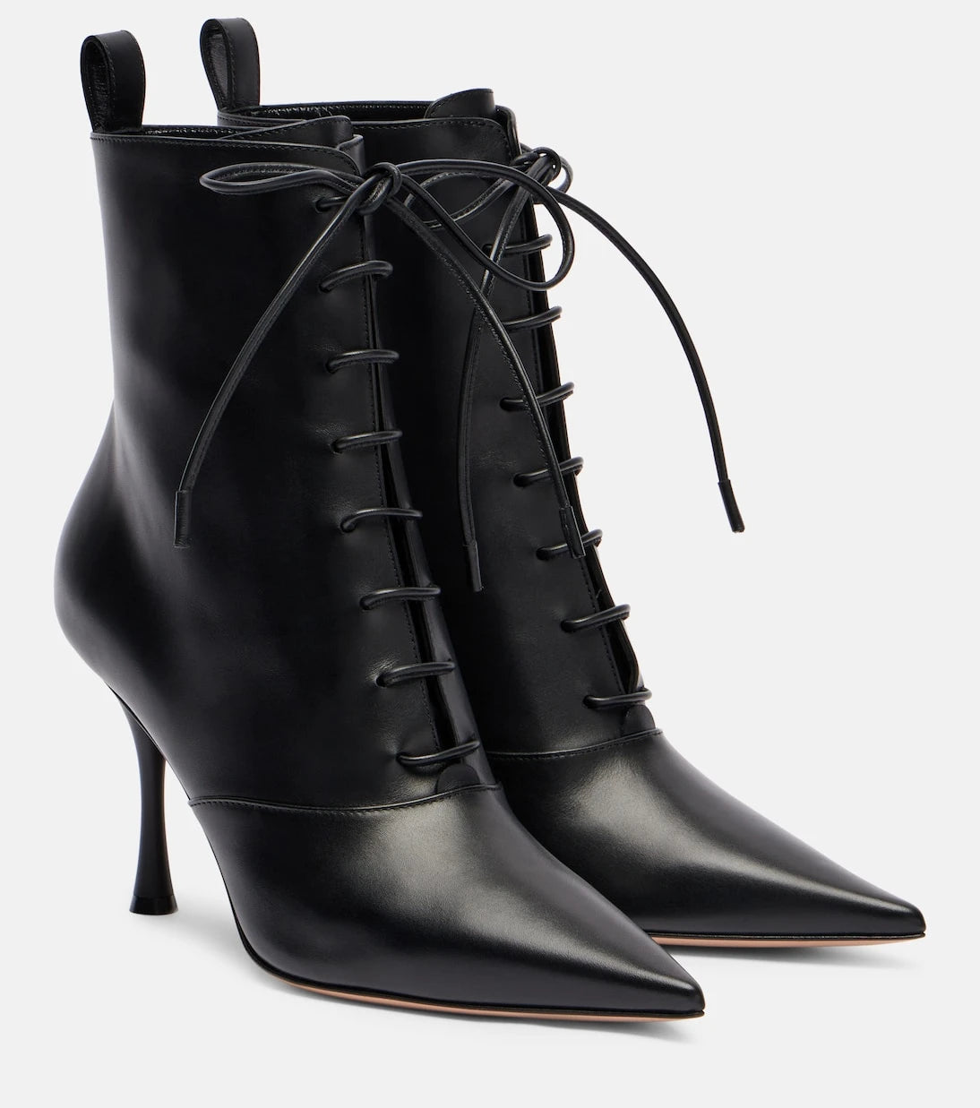 Gianvito Rossi - Leather lace-up boots