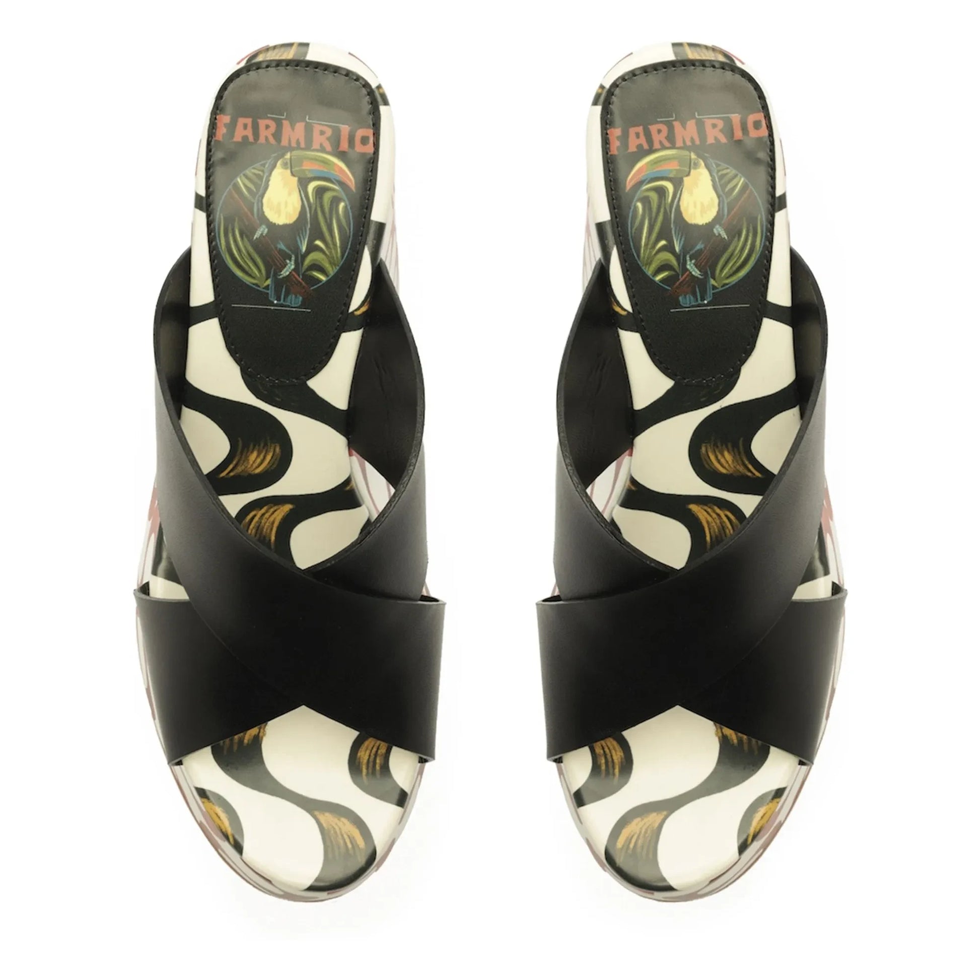 Farm Rio - Copacabana Platform Sandals | Black