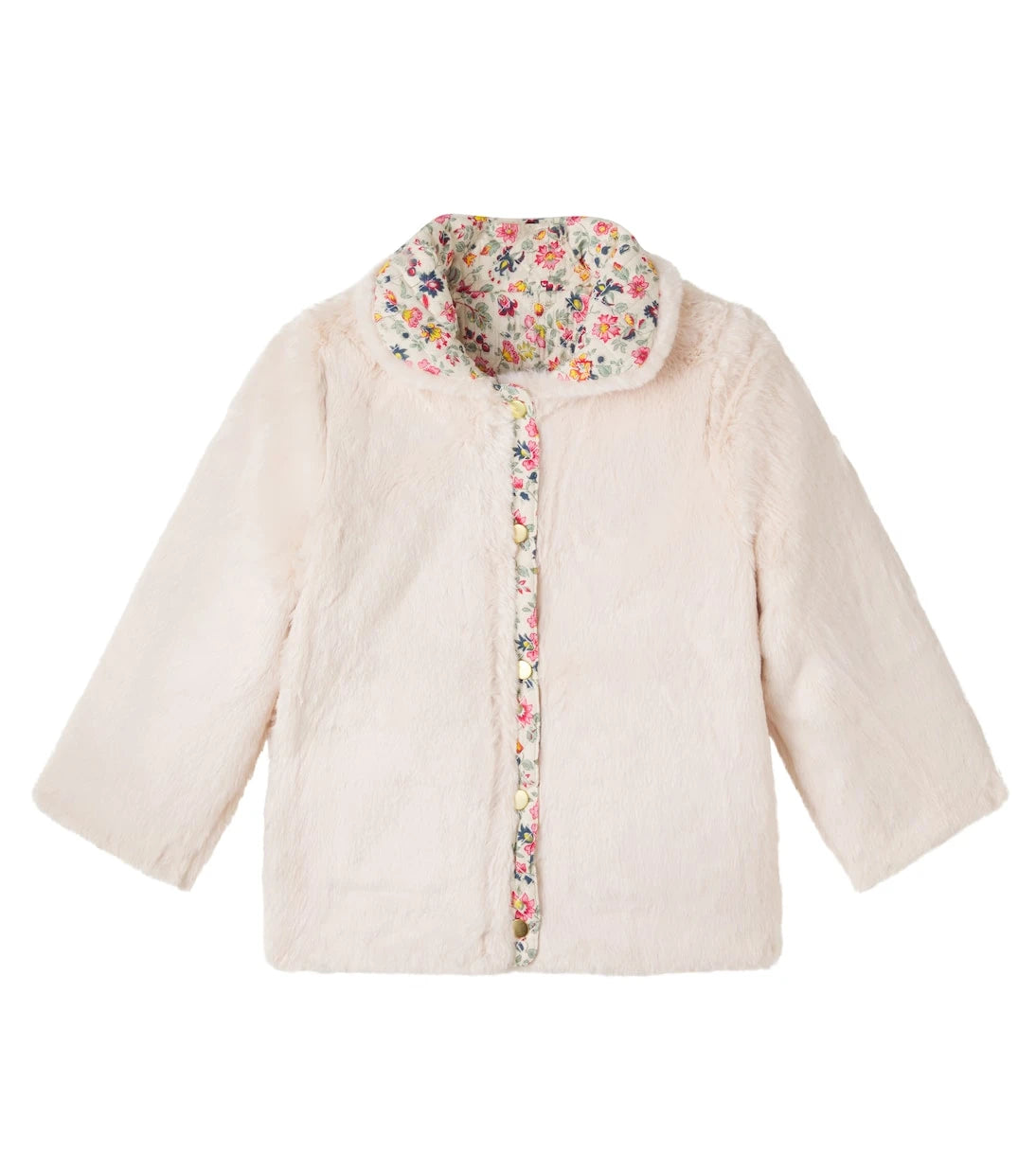 لويز ميشا - معطف قطني مبطن بنقوش زهور