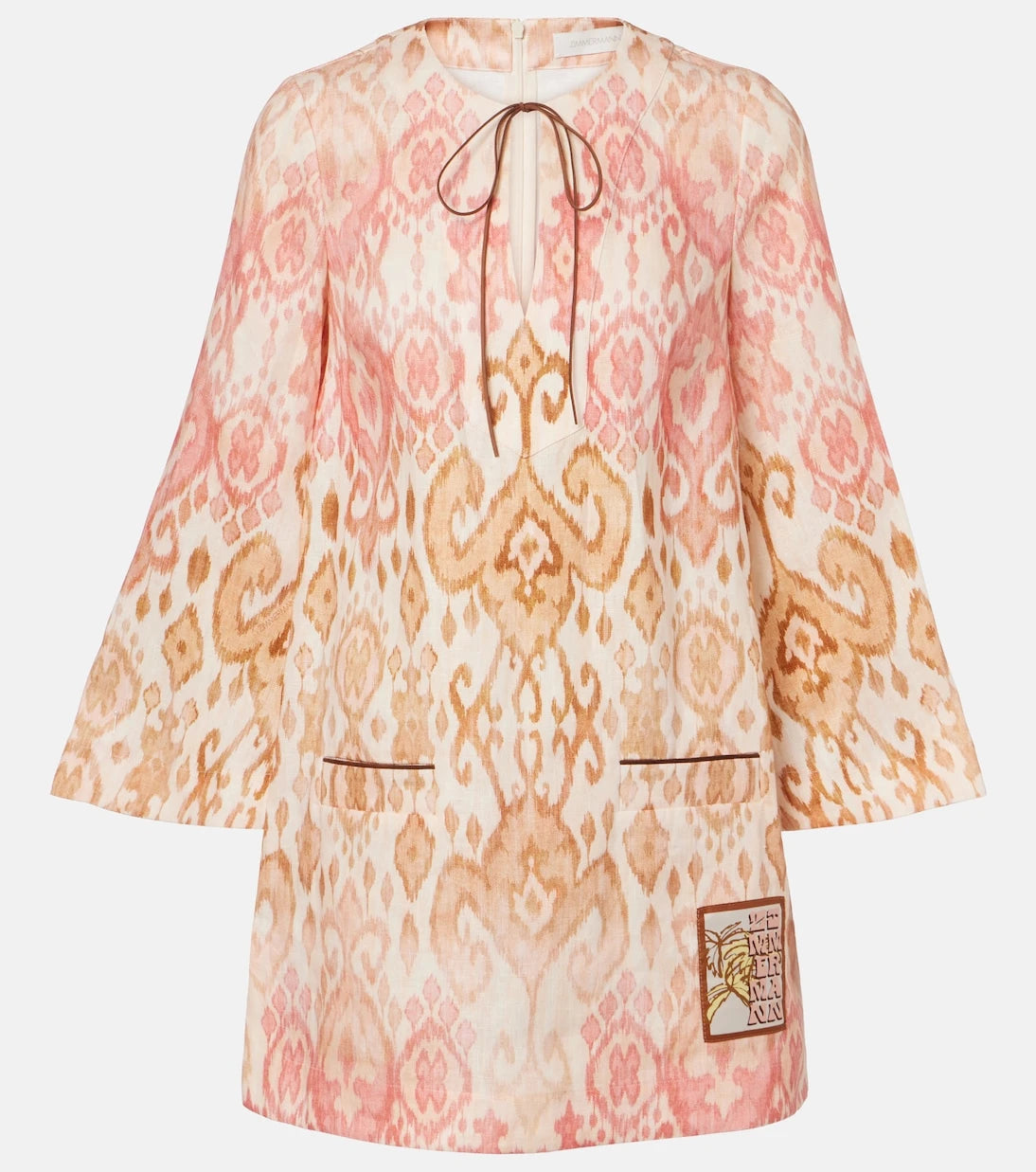 Zimmermann - Aster printed linen beach dress