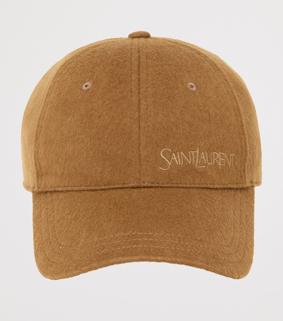 Nude Cashmere Logo Baseball Cap