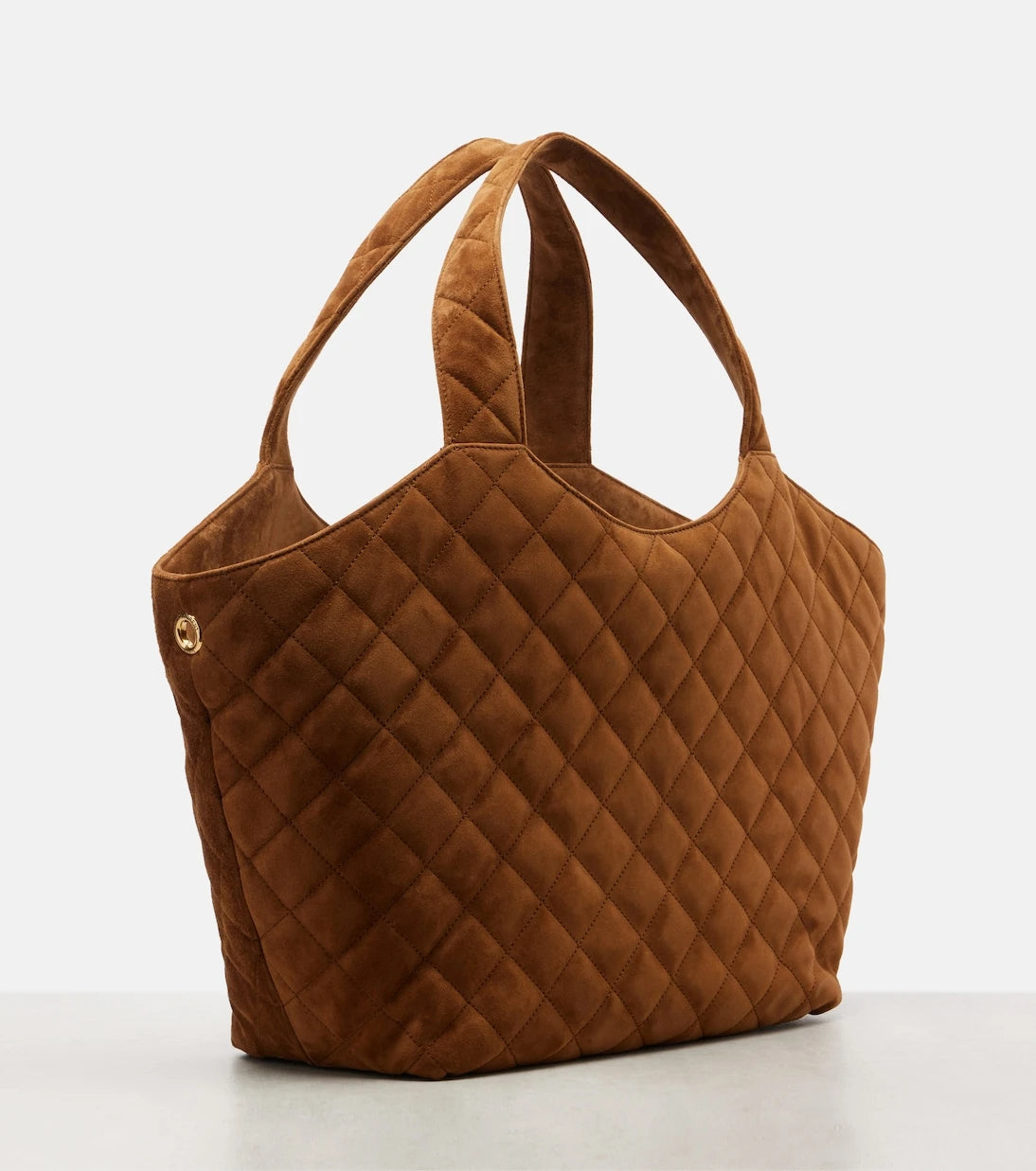 Saint Laurent - Icare Cassandre Medium suede tote bag