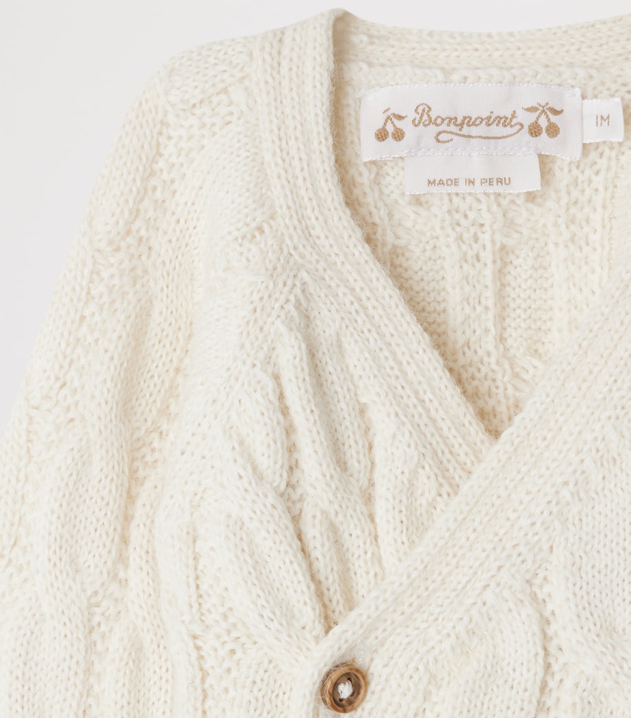 Bonpoint Alpaca Wool-Blend Cardigan and Trousers Set (1-18 Months)