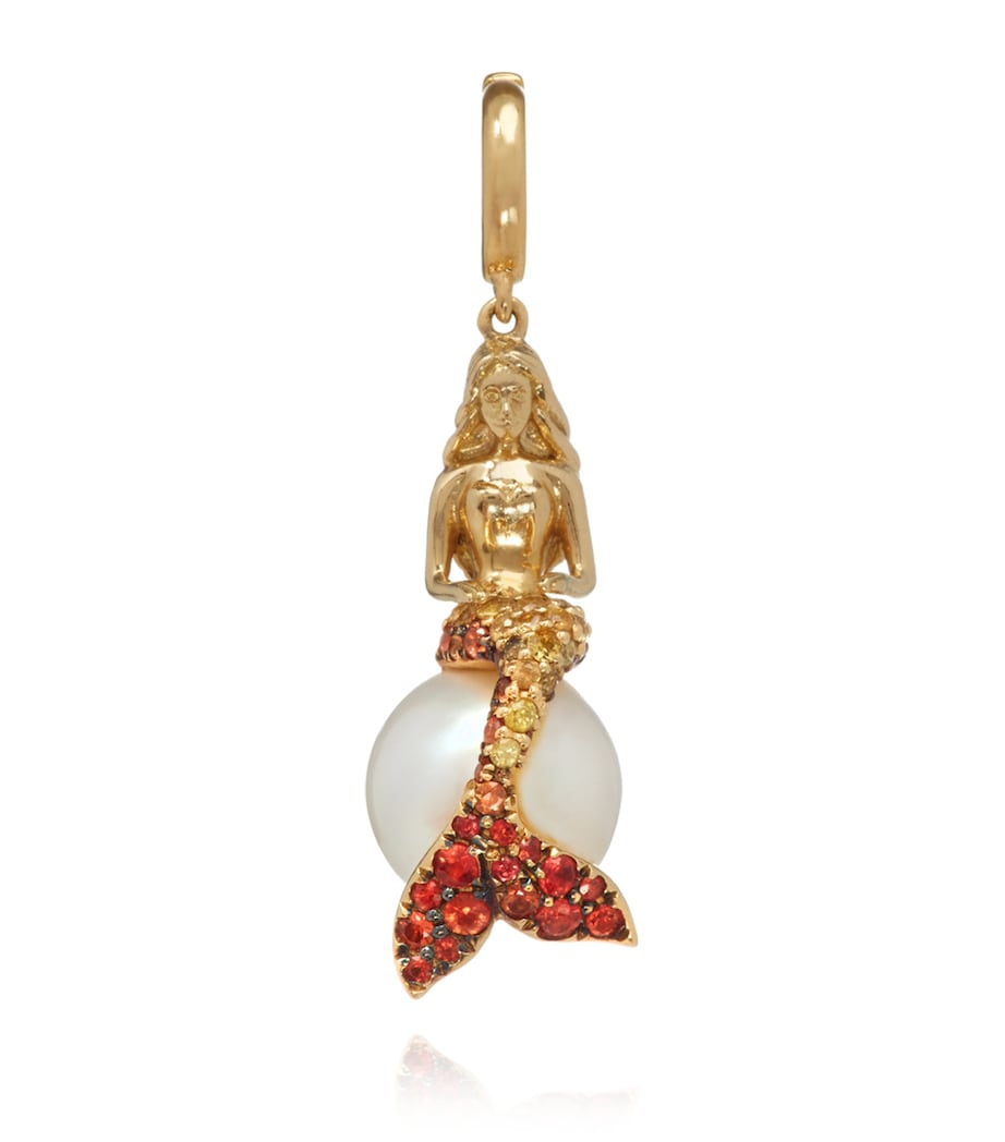 Annoushka x The Vampire's Wife Yellow Gold Mermaids Charm