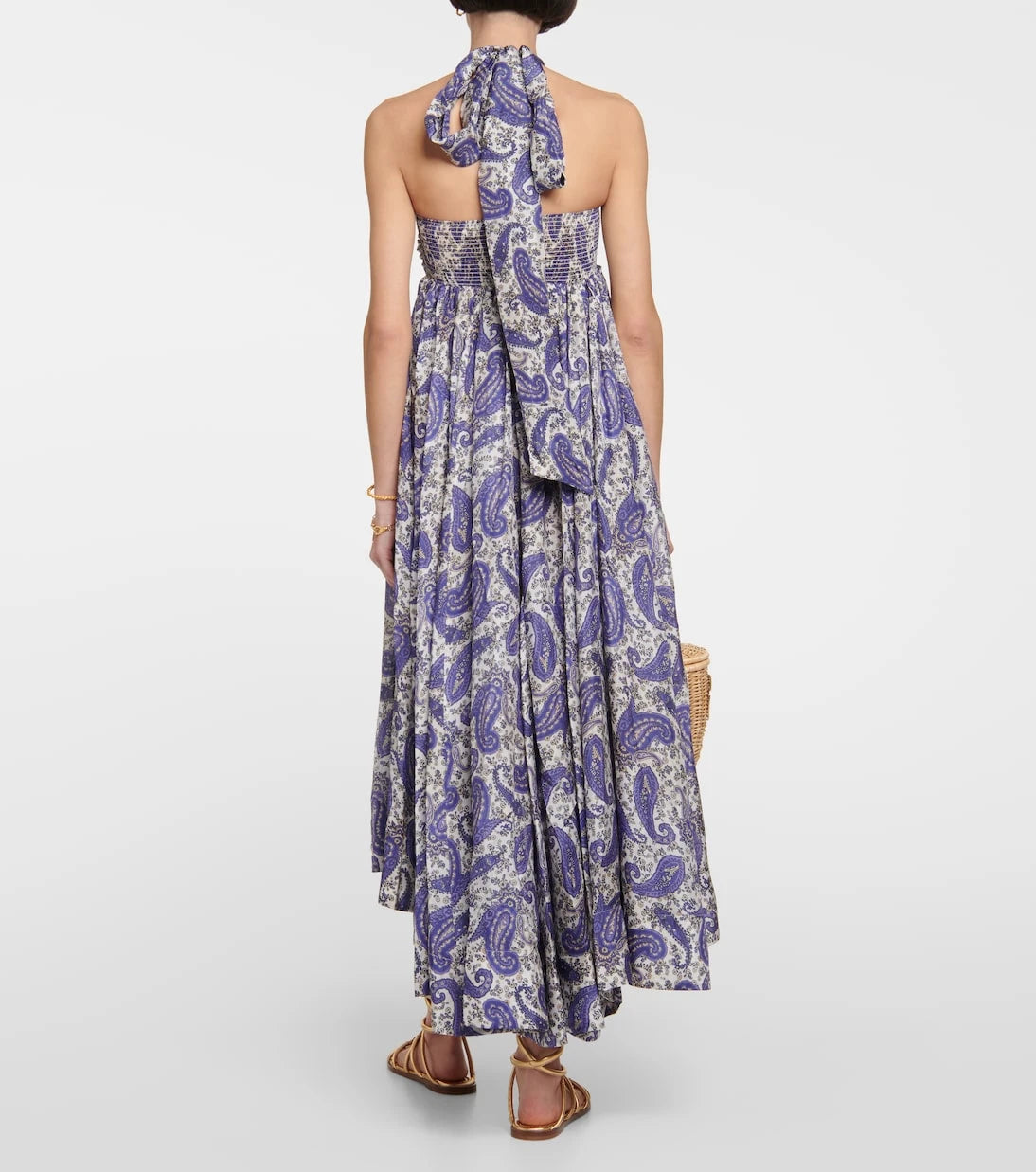 Zimmermann - Devi silk halterneck midi dress