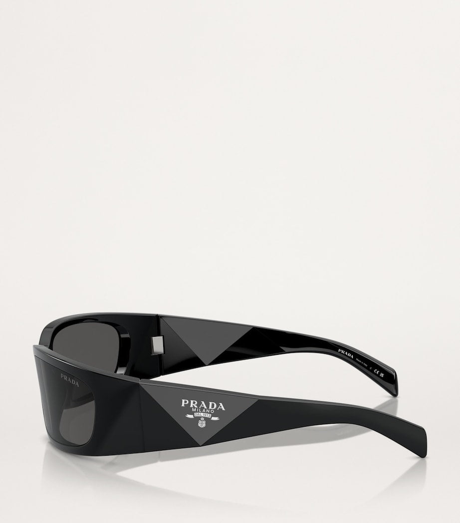 Prada Black Acetate PR A14S Sunglasses