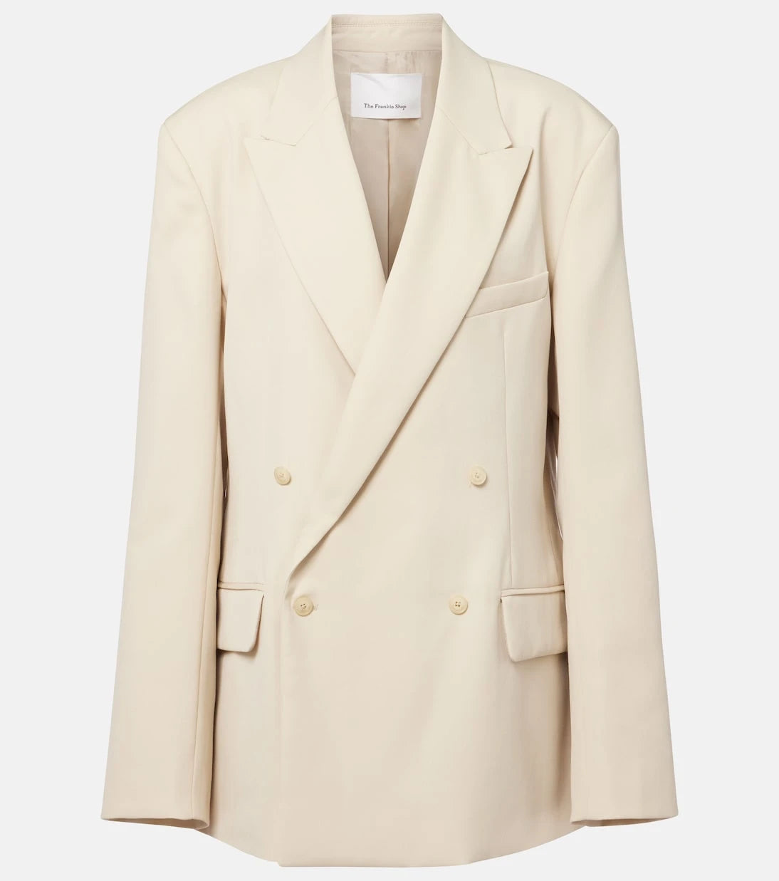 The Frankie Shop - Newark double-breasted cotton blazer