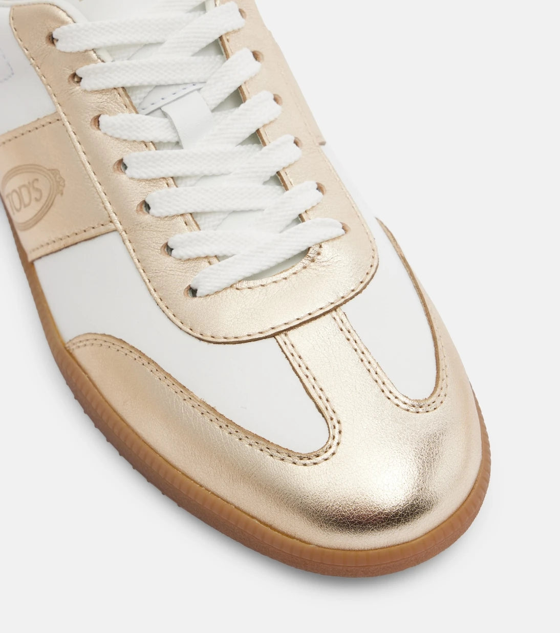 Tod's - Metallic leather sneakers