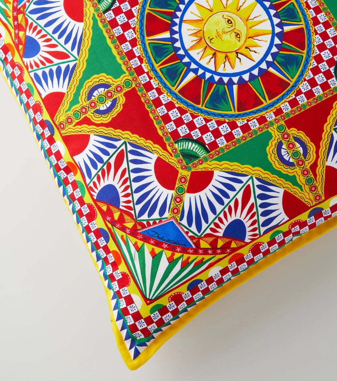 Dolce&Gabbana Casa - Medium printed canvas cushion