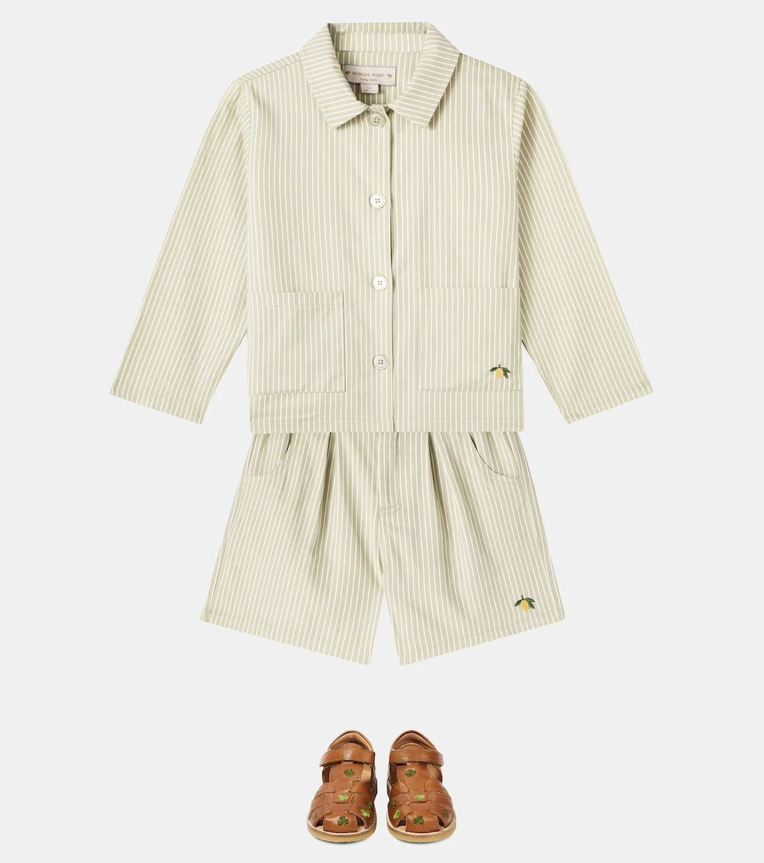 Konges Sløjd - Frankie striped cotton overshirt
