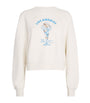 Rag & Bone White Cotton-Blend Printed Sweatshirt