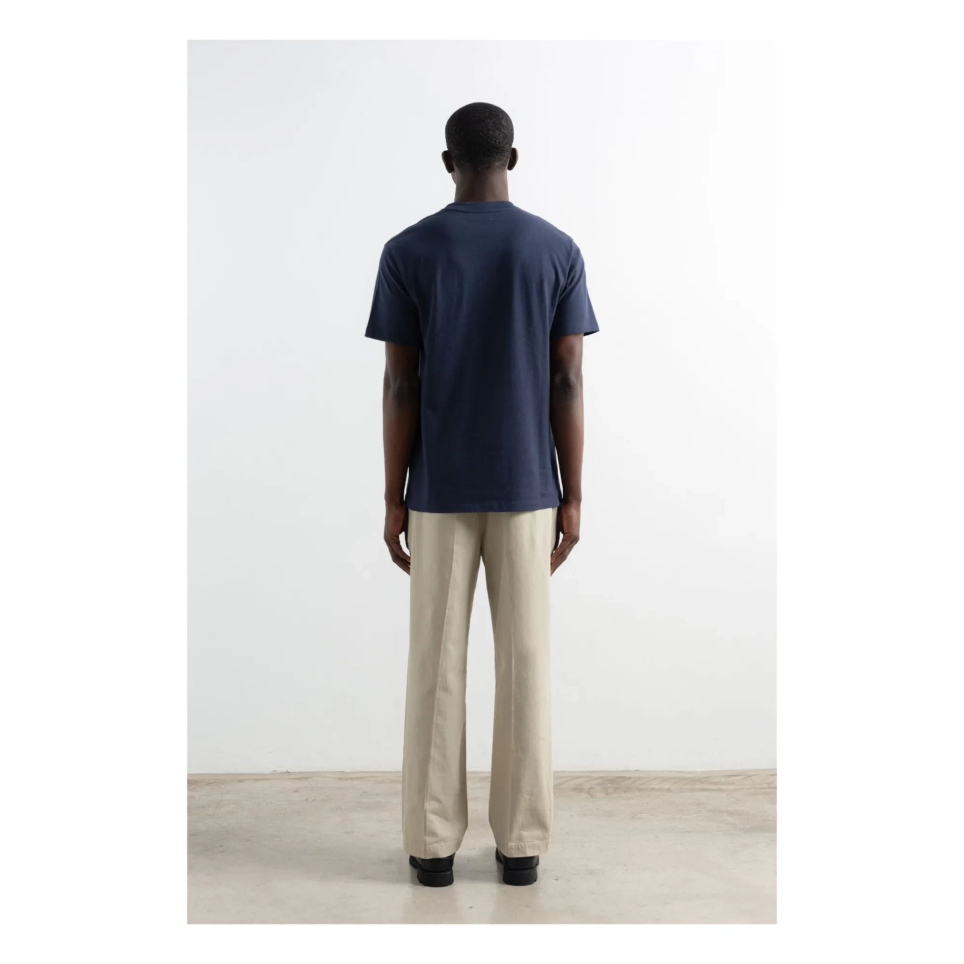 Edmmond Studios - Duck Lake cotton T-shirt  | Dark Blue