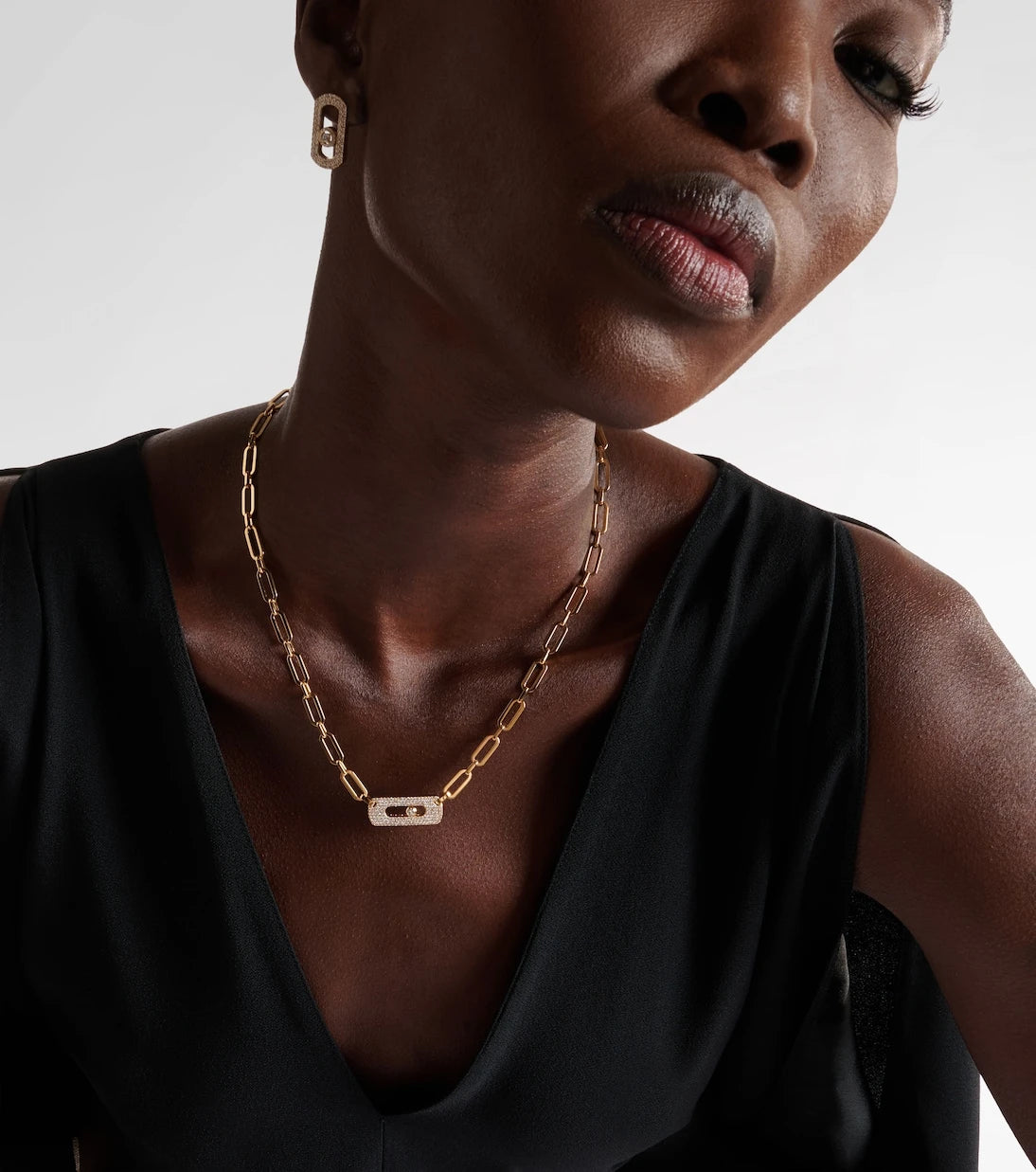 Messika - Move Link 18kt gold chain necklace with diamonds