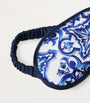 Dolce & Gabbana Casa Majolica Slippers and Sleep Mask Travel Set