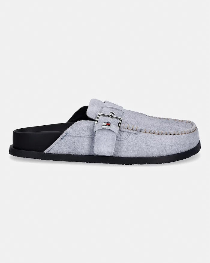 Tommy Jeans Kadın Süet Terlik Sabot TJW COMFORT SUEDE MULE