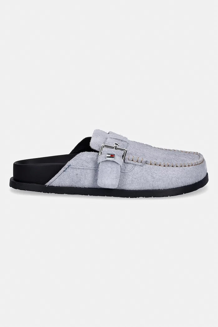 Tommy Jeans Kadın Süet Terlik Sabot TJW COMFORT SUEDE MULE