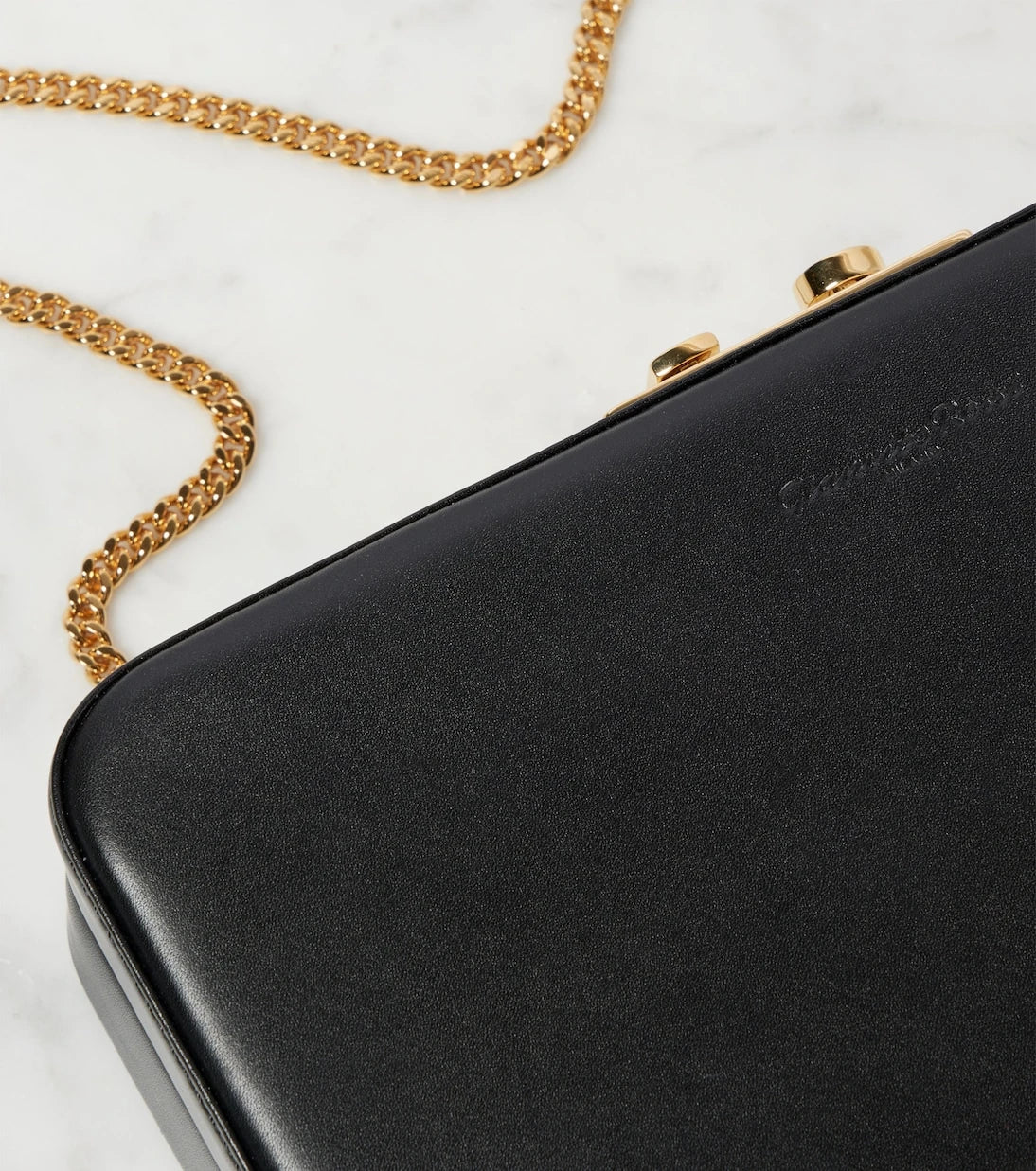 Gianvito Rossi - Valì leather clutch