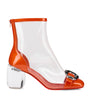 Christian Louboutin Orange Minny Bubble Ankle Boots 70