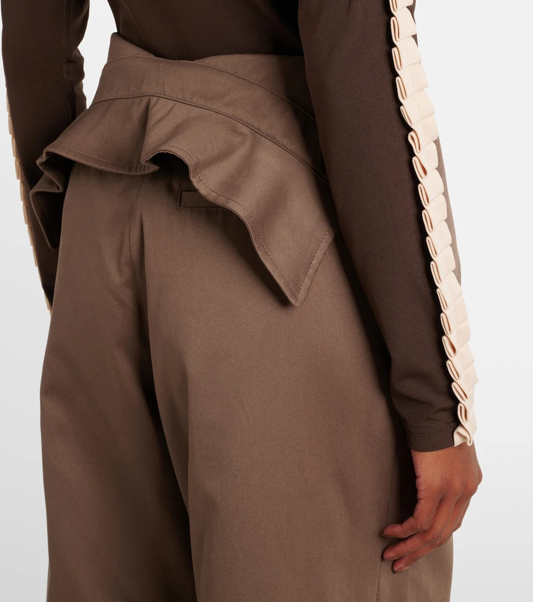 JW Anderson - Cotton twill wide-leg pants