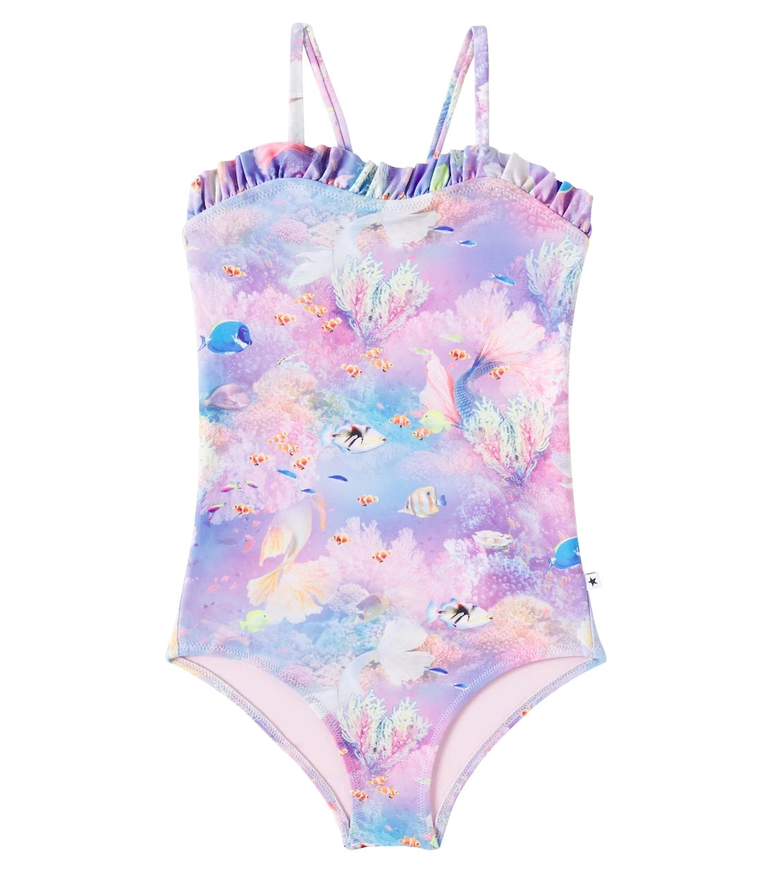 Molo - Nakia printed ruffled swimsuit