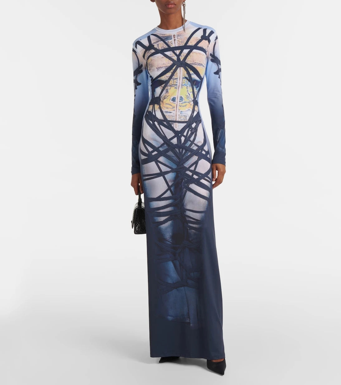 Y/Project - Printed maxi dress