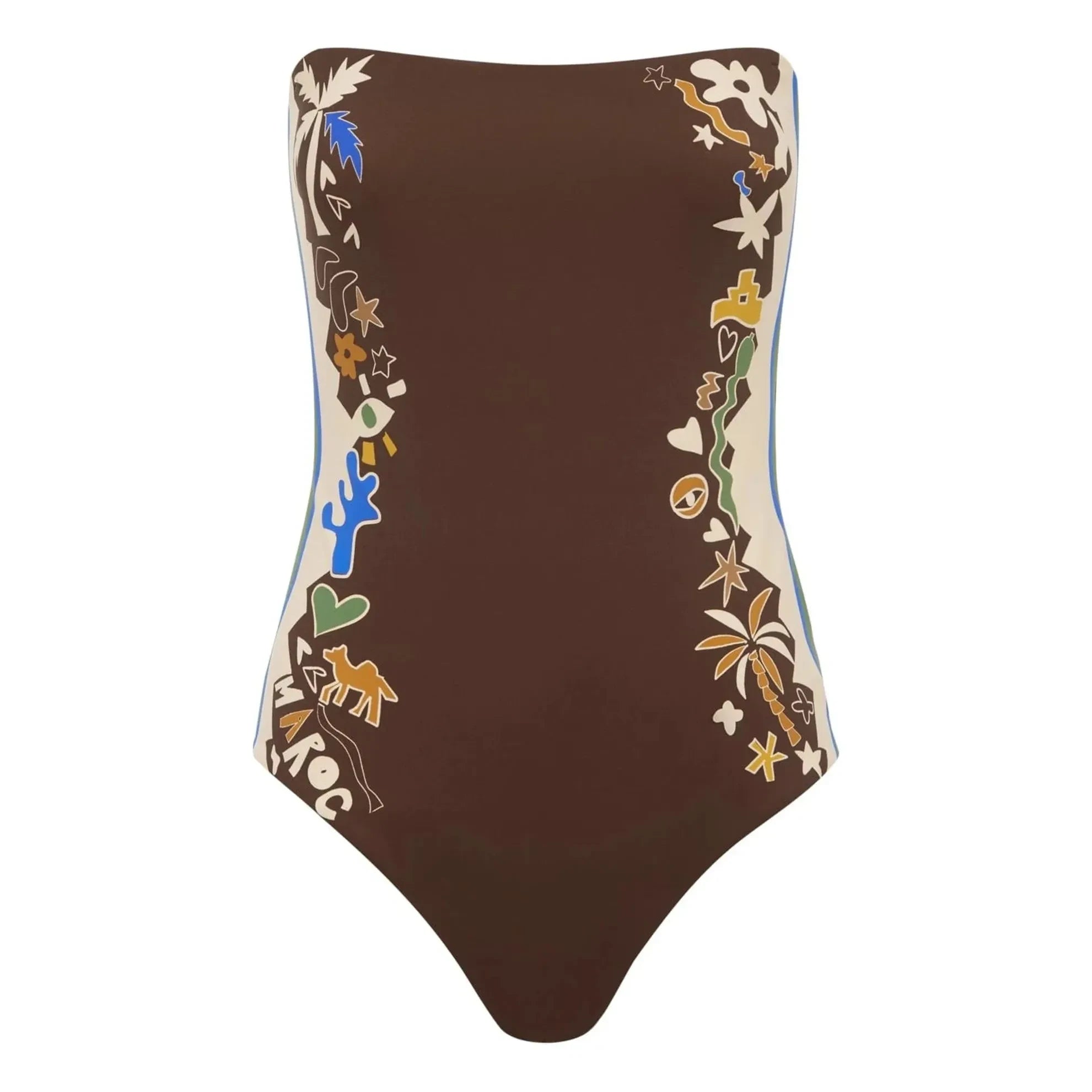 Alémais - 1 Piece Jersey Morocco Recycled Fibers | Brown