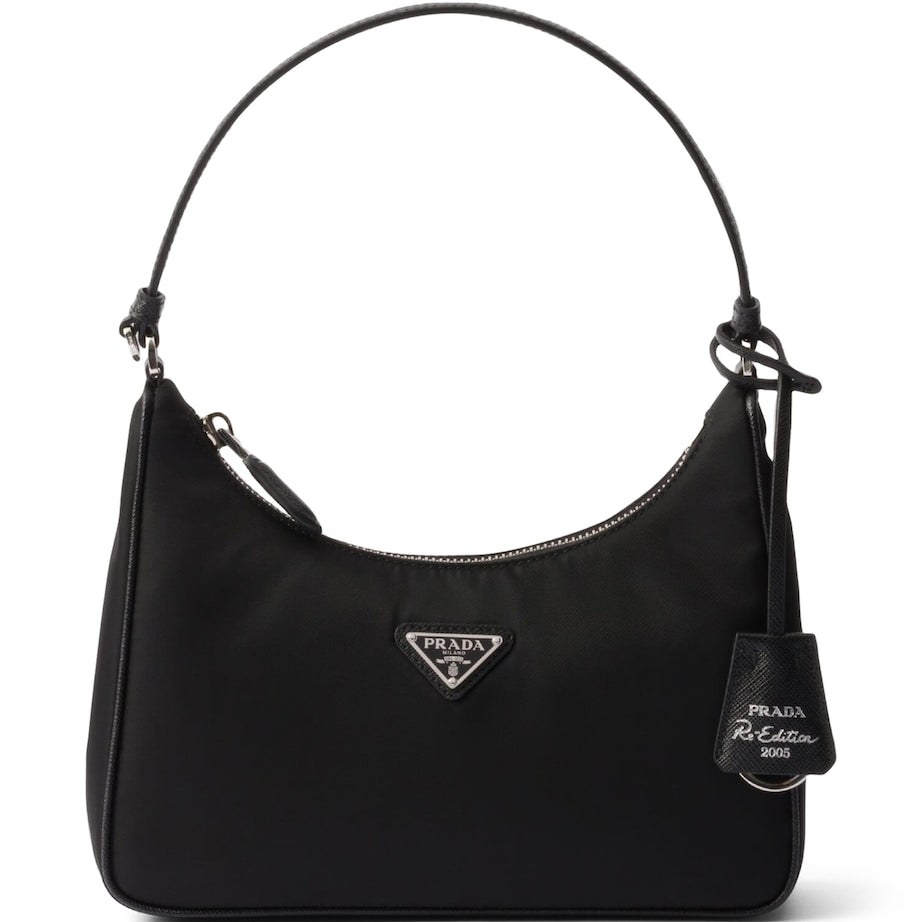 Black Re-Nylon Re-Edition 2005 Shoulder Bag