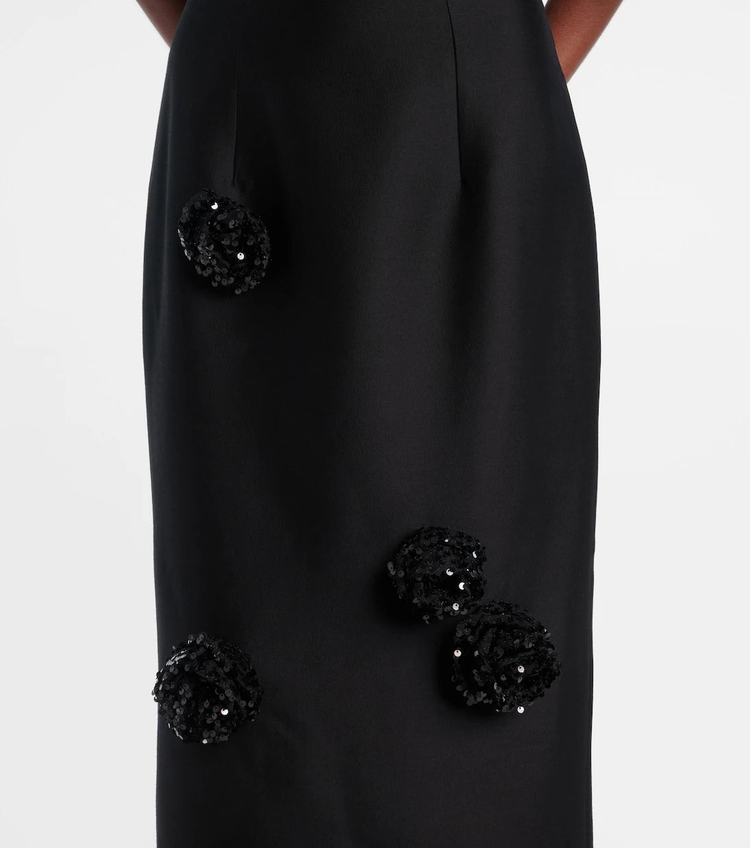 Leo Lin - Zayna sequined gown and cape set