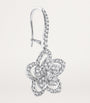 Graff White Gold and Diamond Wild Flower Earrings