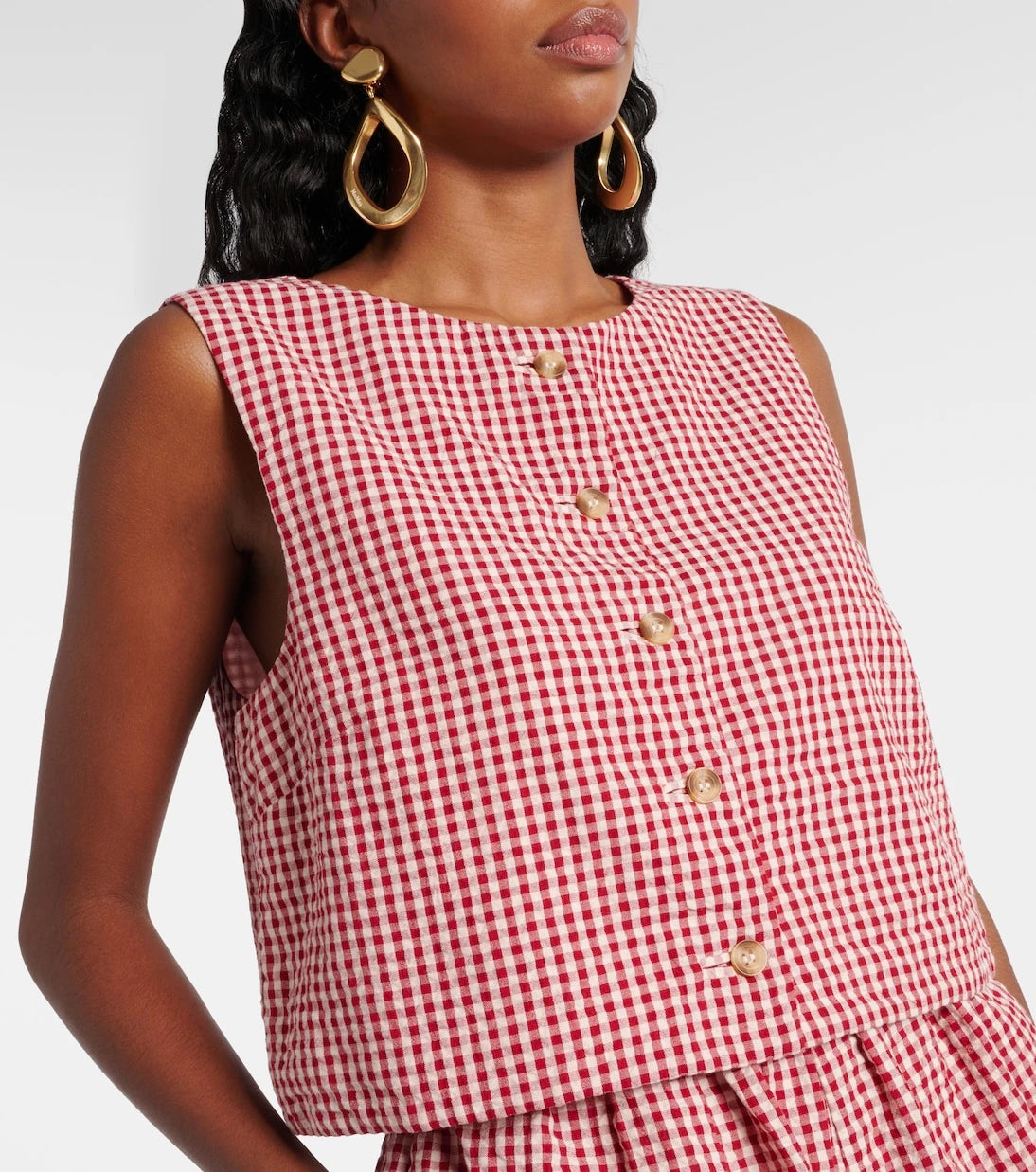 Posse - Rio gingham cotton top