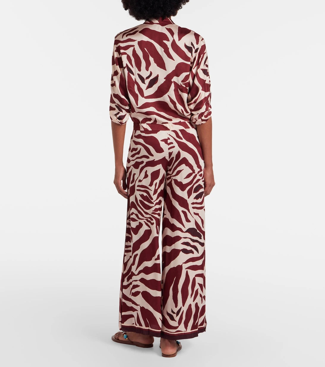Poupette St Barth - Clea animal-print palazzo pants