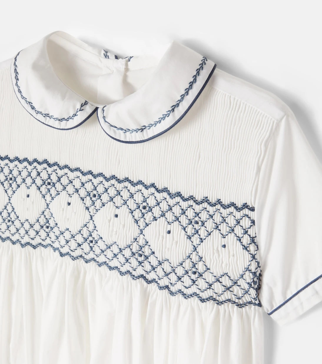 Pepa London - Smocked cotton top and shorts set