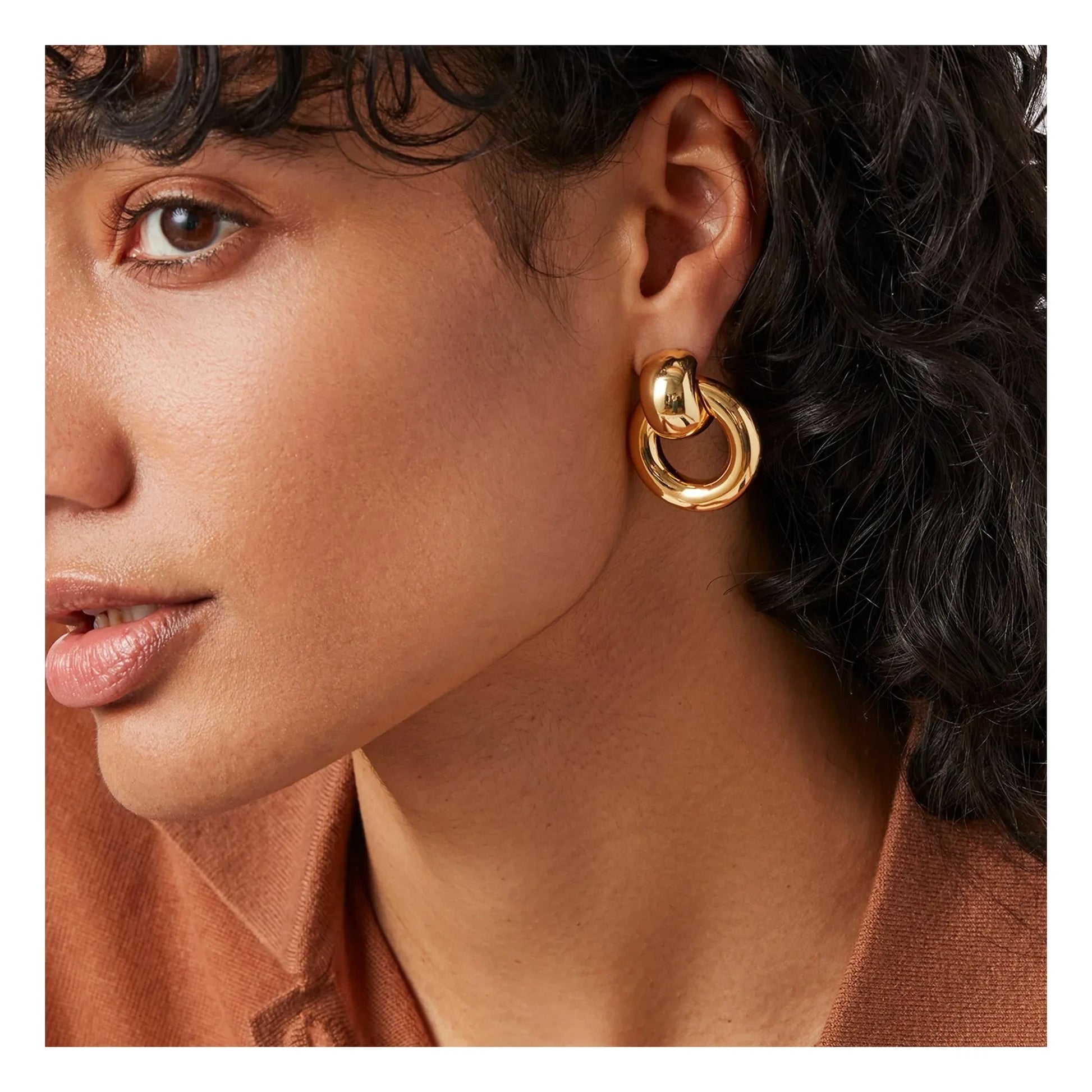 Jenny Bird - Mega Faye Earrings | Gold