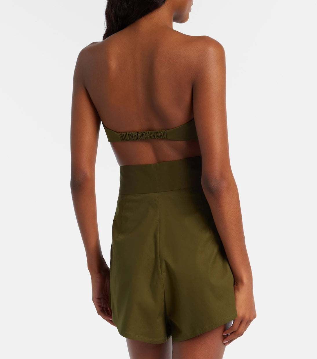 Adriana Degreas - Cotton-blend bandeau top