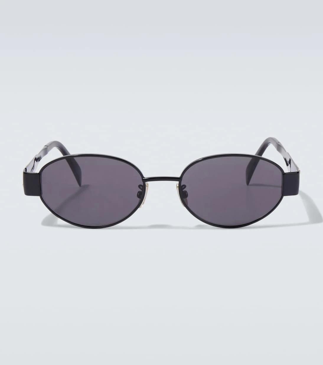 Celine Eyewear - Triomphe Metal 01 oval sunglasses