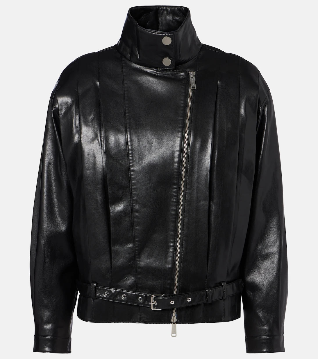 Self-Portrait - Belted biker jacket