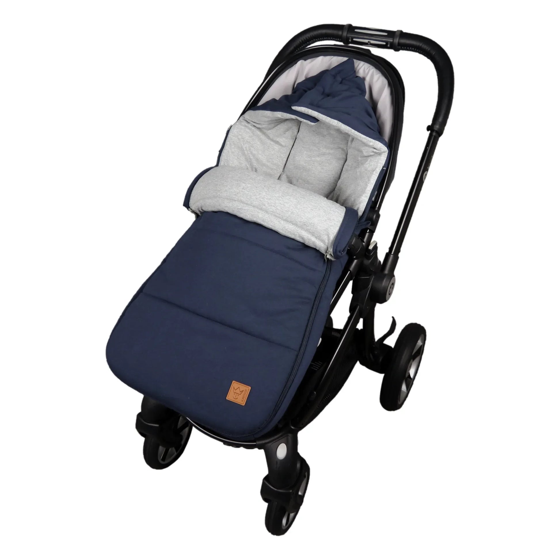Kaiser - Cotton Jersey Footmuff | Navy blue