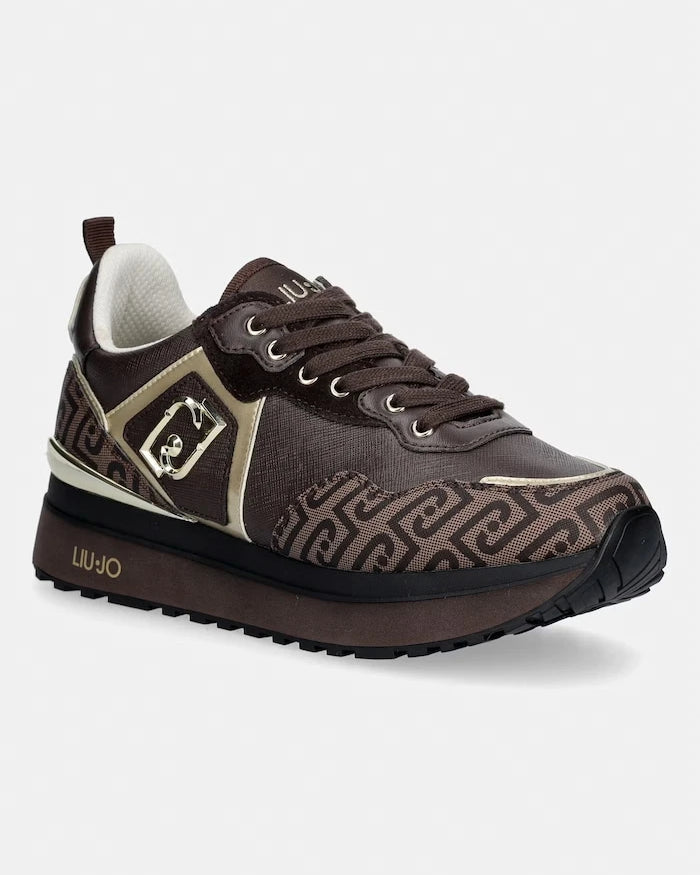 Liu Jo LIU JO MAXI WONDER 01 kadın deri sneaker