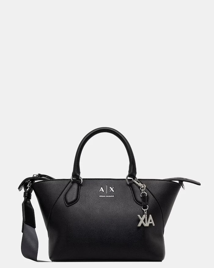 Armani Exchange kadın crossbody çanta, suni deriden