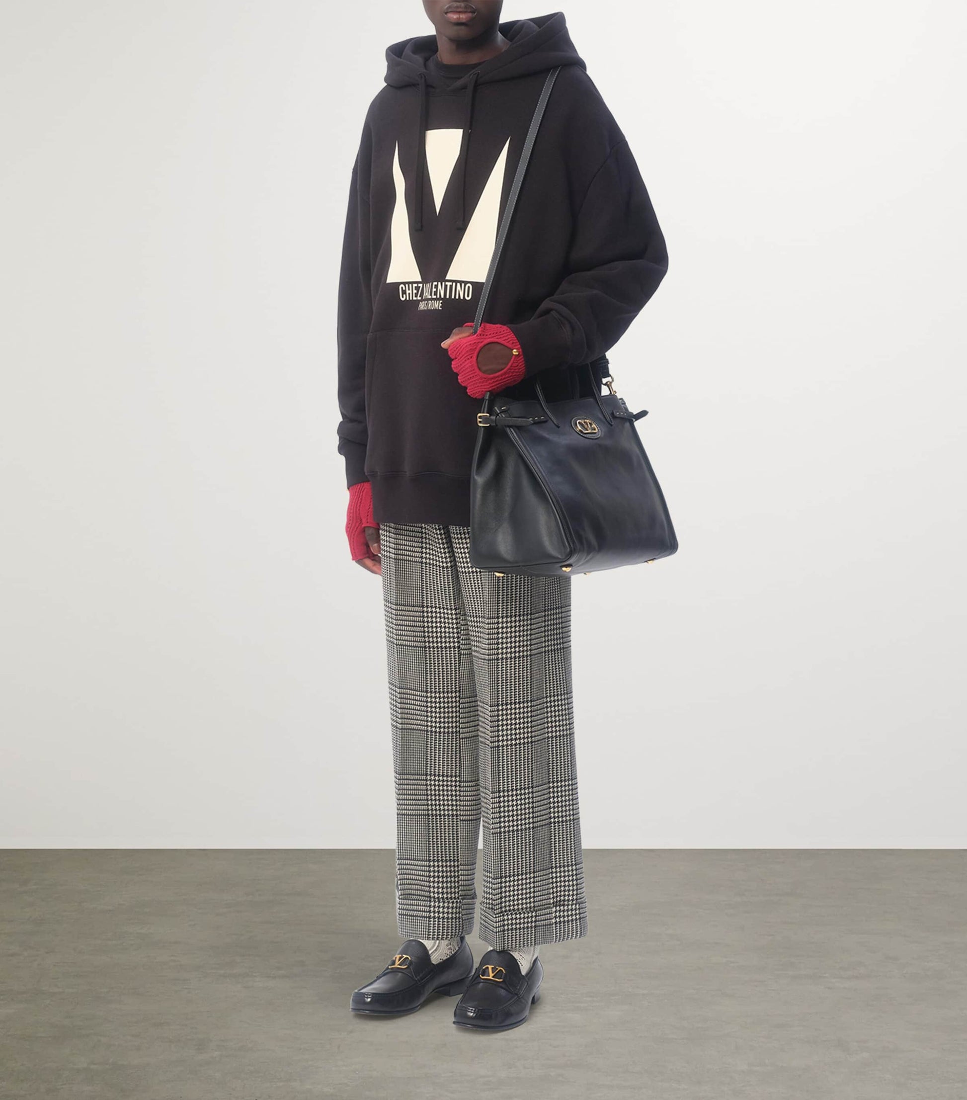 Valentino Garavani Medium Leather Antibes Tote Bag