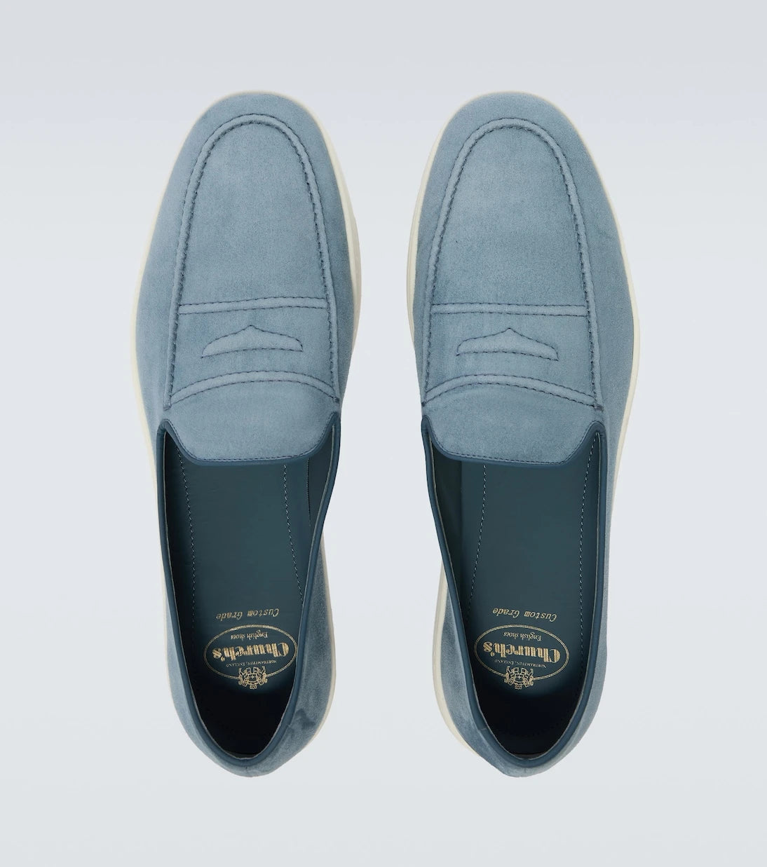 Church's - Pebbles suede penny loafers