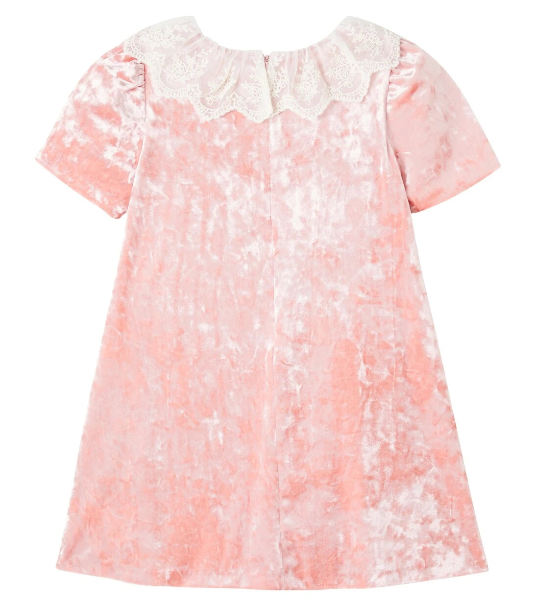 Patachou - Lace-trimmed tie-dye dress
