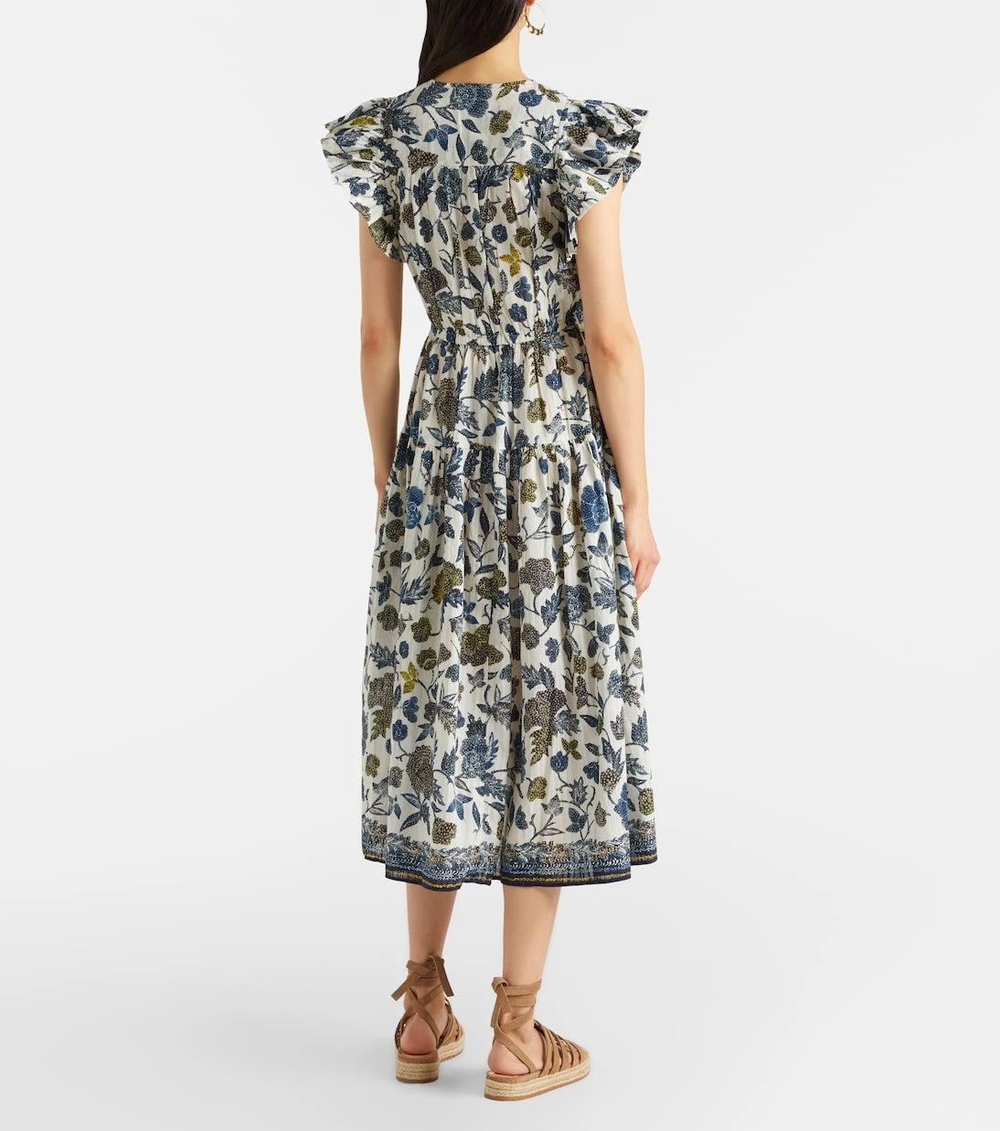 Ulla Johnson - Kairi gathered cotton-blend midi dress